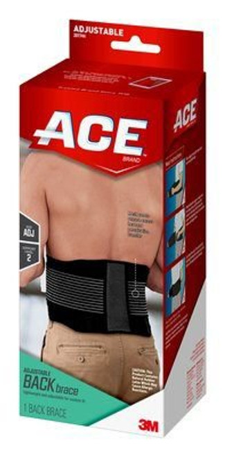 3M Ace Back Brace, Adult, One Size Fits Most