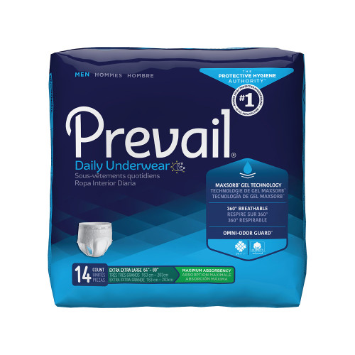 Prevail® Daily Underwear Maximum Absorbent Underwear, Extra Extra Large