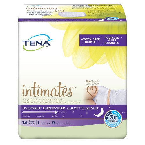 Tena® Intimates Overnight Absorbent Underwear, Large