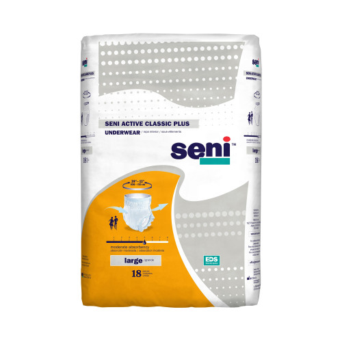 Seni® Active Classic Plus Moderate Absorbent Underwear, Large