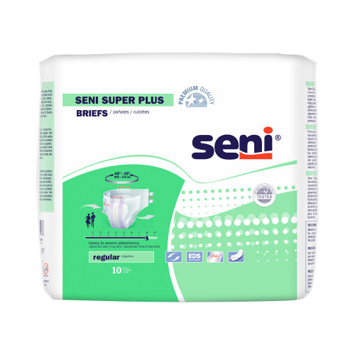 Seni® Super Plus Heavy to Severe Absorbency Incontinence Brief, Regular