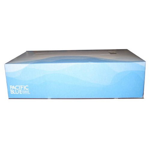 Pacific Blue Select™ Preference Facial Tissue, White, 7-3/5" x 9", 2-Ply