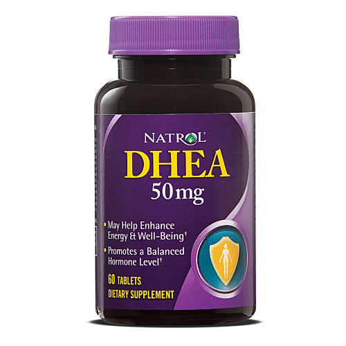 Natrol® DHEA (Dehydroepiandrosterone) / Calcium Dietary Supplement, 60 Tablets per Bottle
