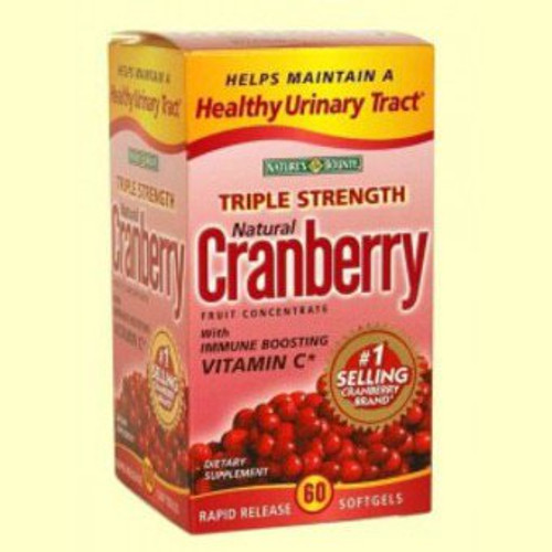 Nature's Bounty® Cranberry Extract Dietary Supplement, 60 Softgels per Bottle