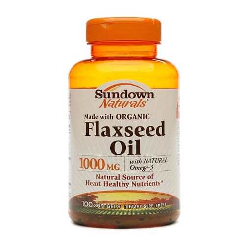 Sundown Naturals® Fish Oil Omega-3 Supplement, 100 Softgels per Bottle