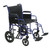 drive™ Bariatric Heavy-Duty Transport Chair, Black with Blue Finish