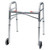 McKesson Folding Walker, 25 - 32¼ in., Silver, 350 lbs. Capacity, Aluminum