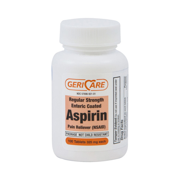 Geri-Care® Aspirin Pain Relief, 100 Tablets per Bottle