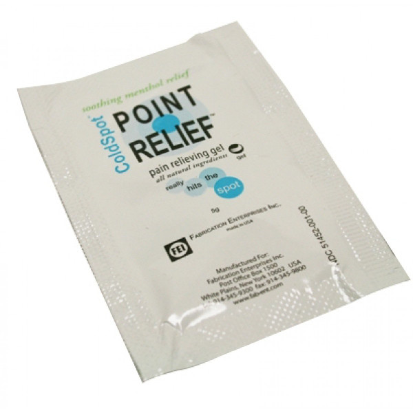 Point Relief® ColdSpot™ Topical Pain Relief, 100 Packets per Box