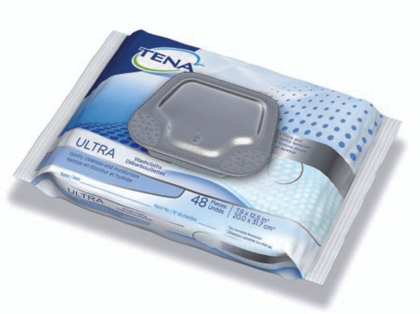 TENA Ultra Washcloths, Disposable, Soft Pack