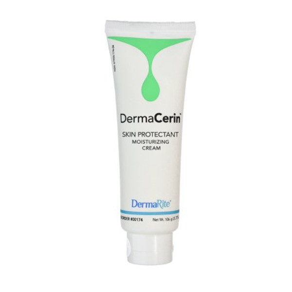 DermaCerin Hand and Body Moisturizer, Unscented Cream, 8 oz Tube, 48/Case