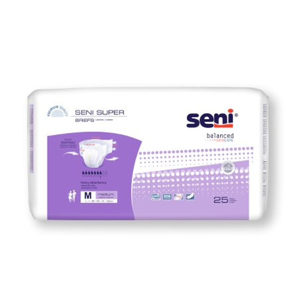 Seni® Super Heavy Absorbency Incontinence Brief, Medium