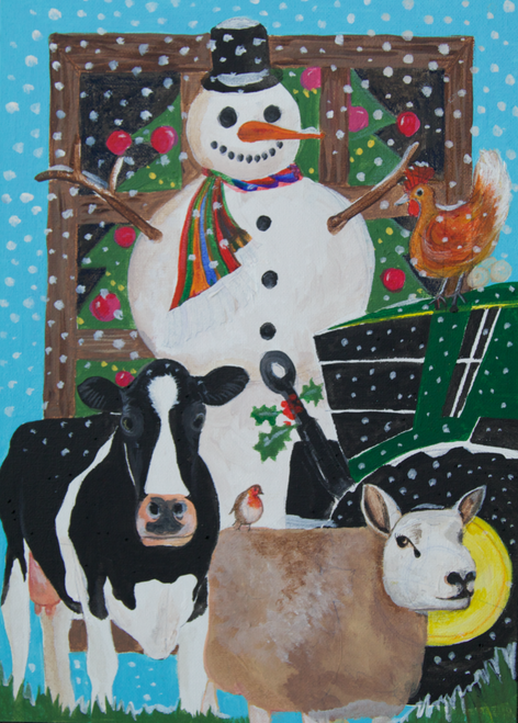 Front of christmas card