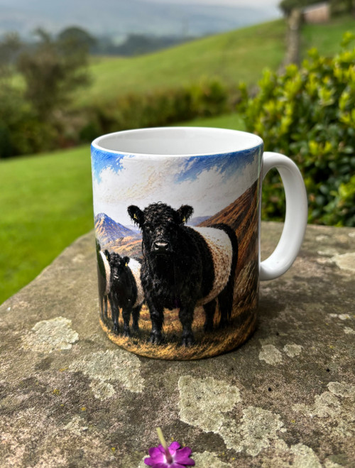 Belted Galloway Cattle Mug – British Farming Gift