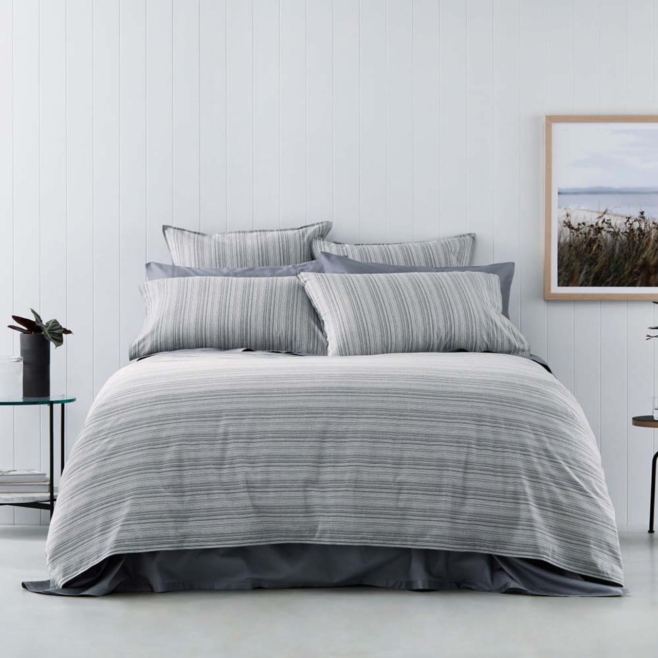 Boronia Denim Quilt Cover Set by Private collection – Cottonbox Pty Ltd