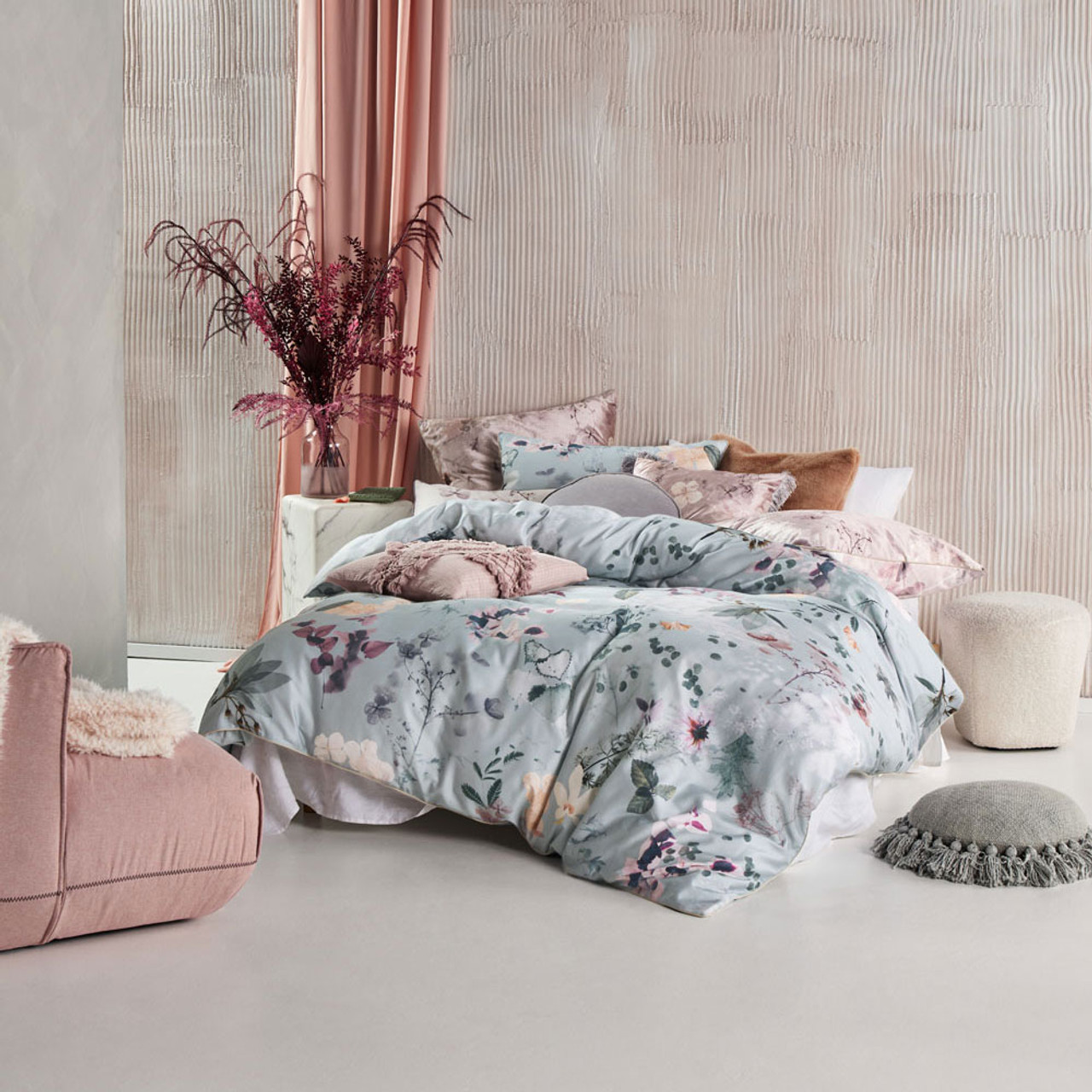 Azalea Stillwater Quilt Cover Set by Linen House | Double Bed | My Linen
