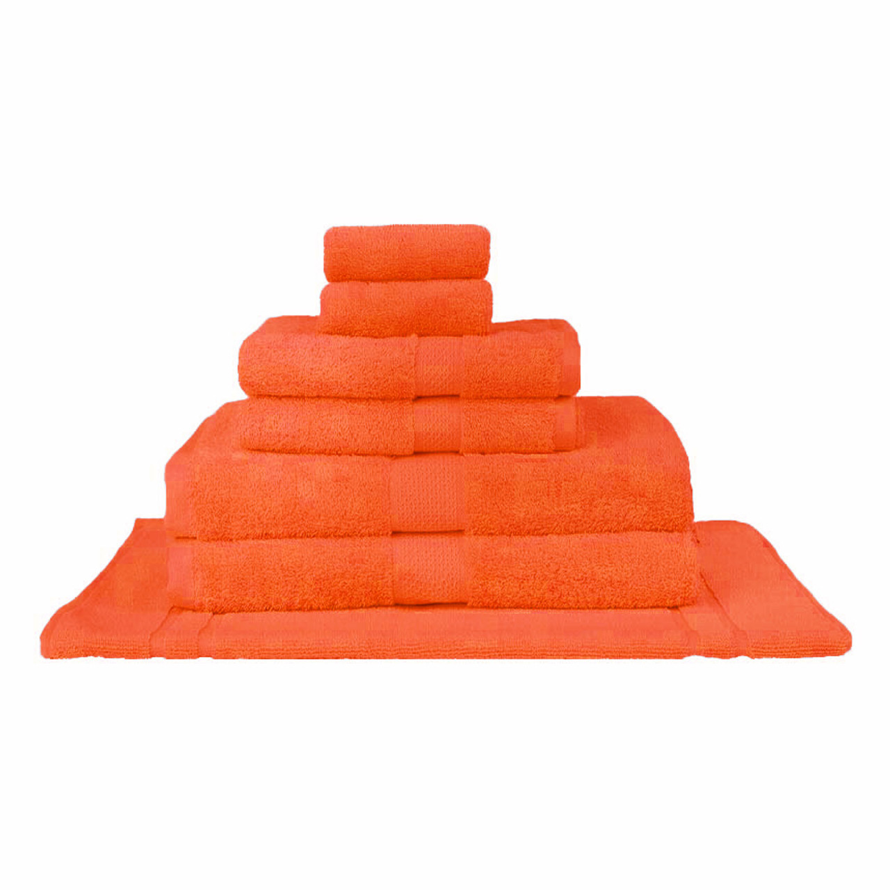 bath towel orange