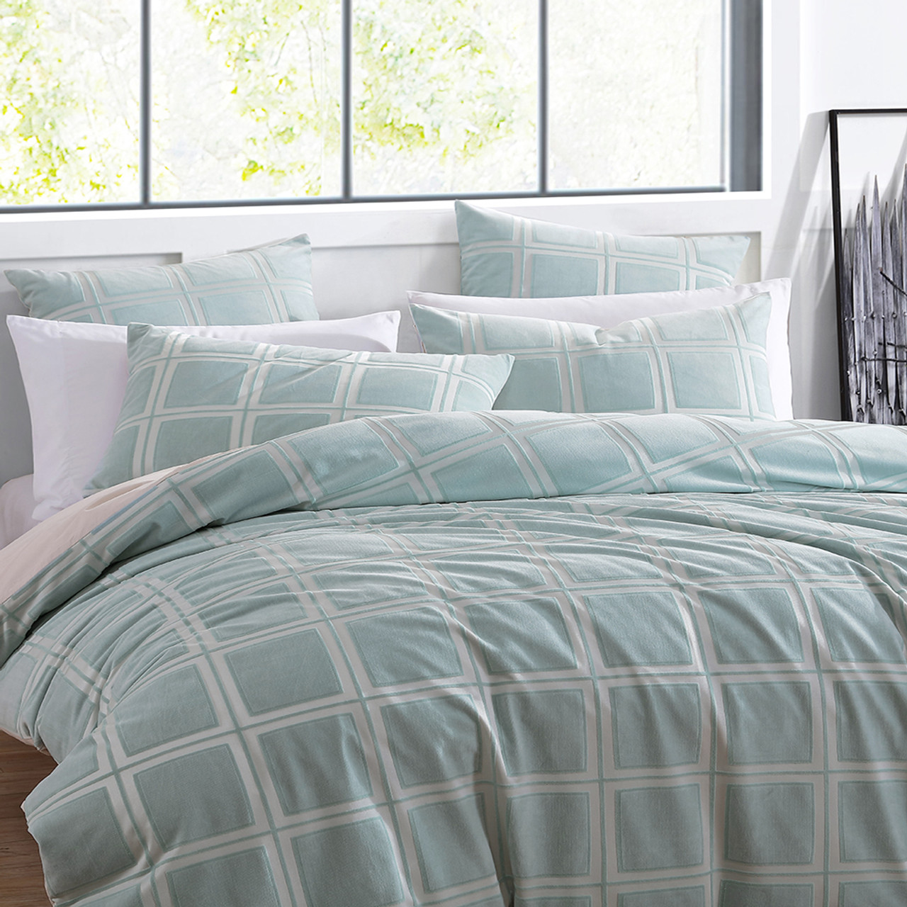 seafoam quilt cover