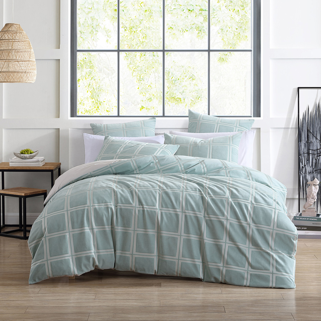 seafoam quilt cover