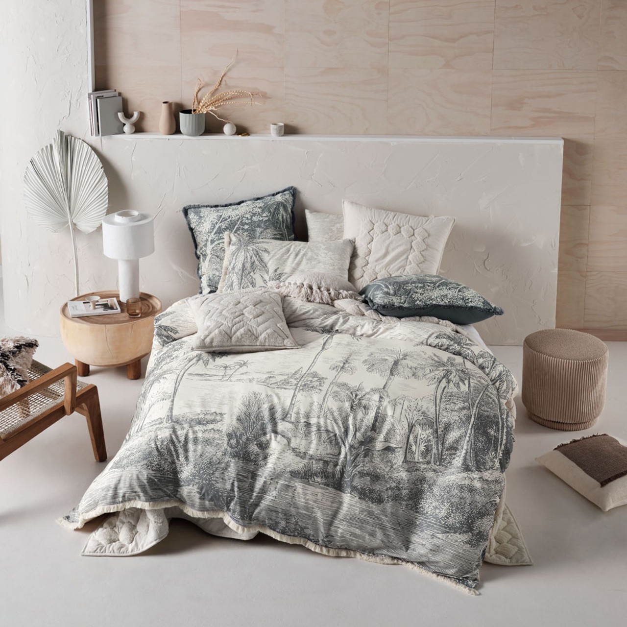 Acapulco Storm Quilt Cover Set by Linen House Double My Linen