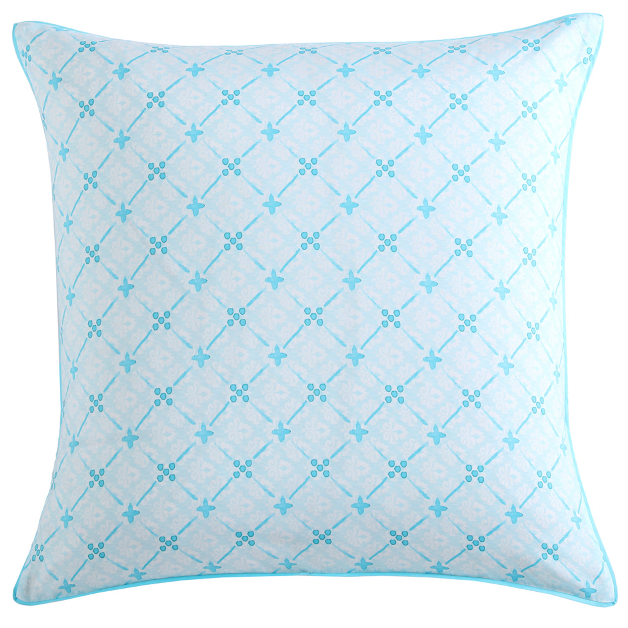 Aqua sale european pillowcases