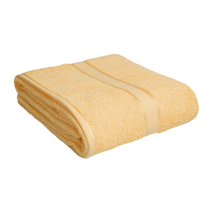 100% Cotton Yellow Bath Sheet