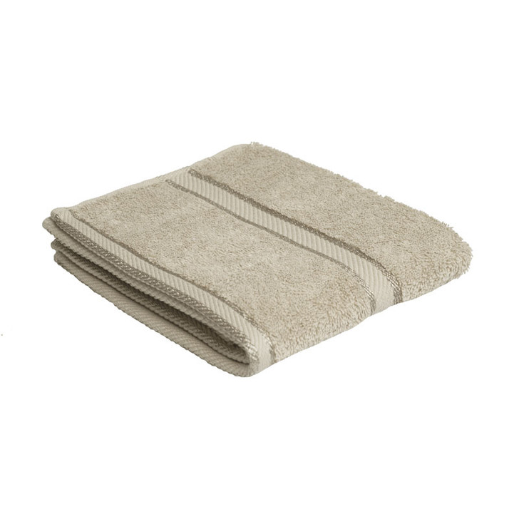 100% Cotton Linen / Latte Coffee Hand Towel