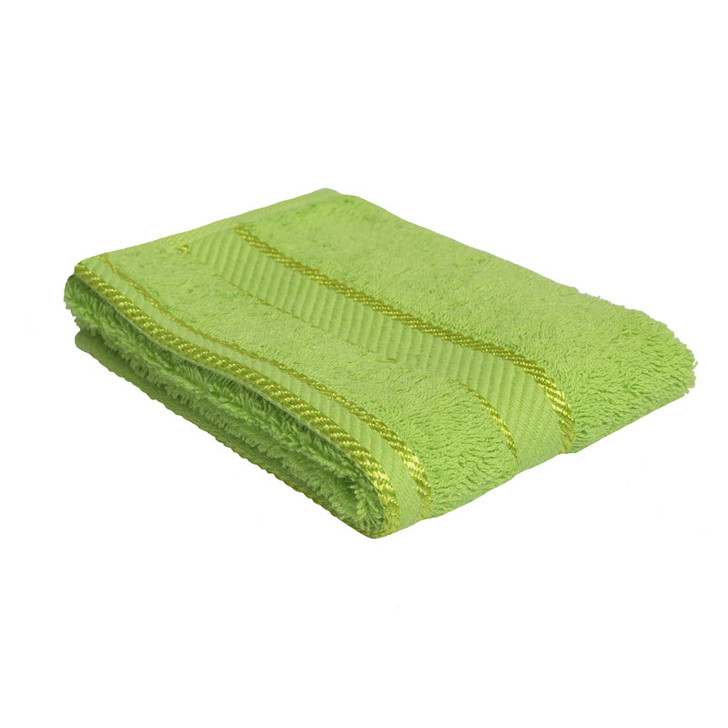 100% Cotton Bright Lime Green Face Washer