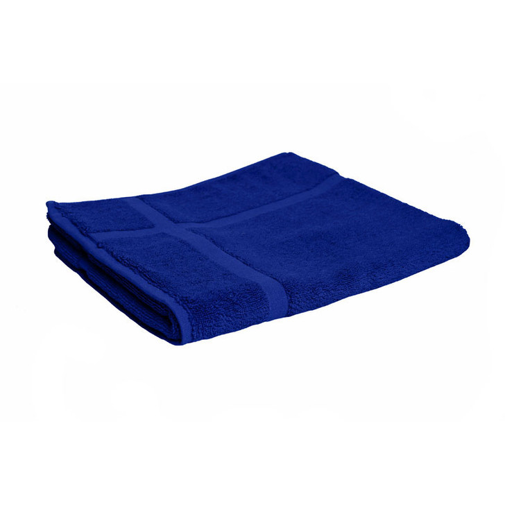 100% Cotton Royal Blue Bath Mat