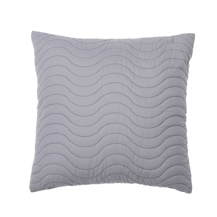 Bianca Vivid Coordinate Grey Square Filled Cushion | My Linen