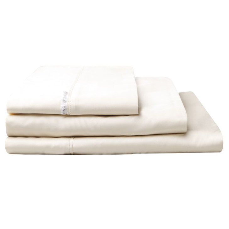 Logan and Mason Vanilla Cream Sheet Set | My Linen