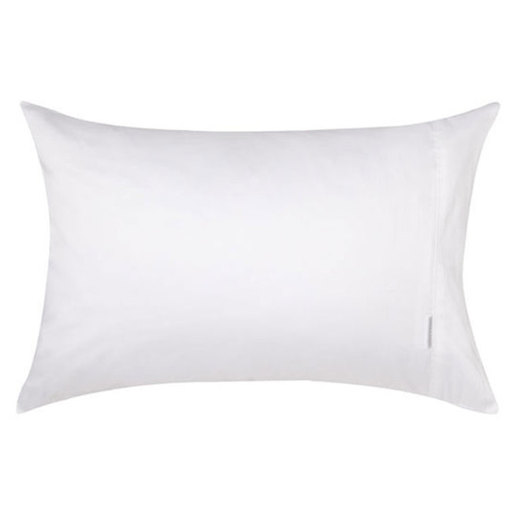 Logan and Mason 400 Thread Count Egyptian Cotton White Standard Pillowcase | My Linen