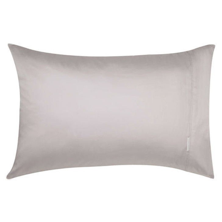 Logan and Mason Pewter Grey Standard Pillowcase | My Linen