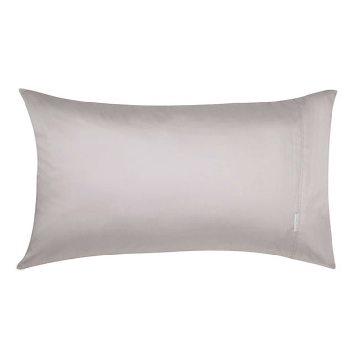 Logan and Mason Pewter Grey King Size Pillowcase | My Linen