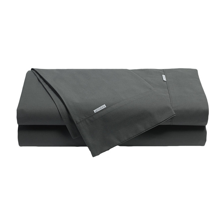 Bianca Heston Charcoal Sheet Set | My Linen