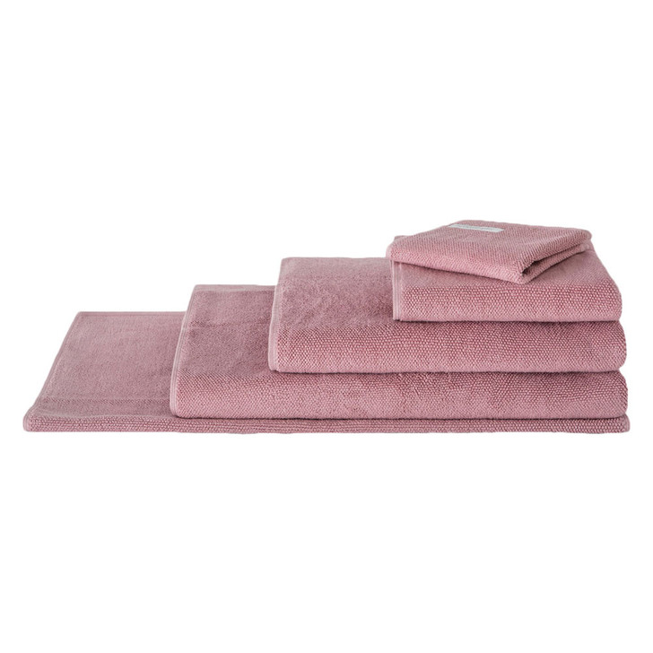 Sheridan 100% Combed Cotton Twist Towel Collection 7pc Bath Sheet Set Rosebud | My Linen