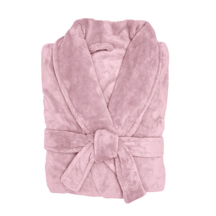 Bambury Microplush Bathrobe Blush Medium / Large | My Linen