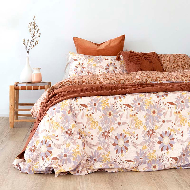 Bambury Delilah Multi Single Bed Quilt Cover Set | My Linen