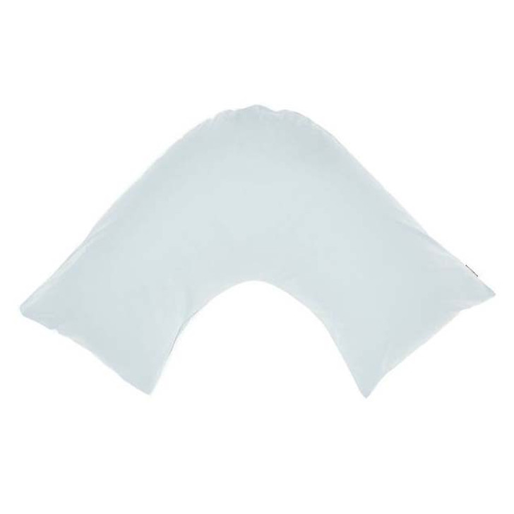 Linen House Augusta Pale Blue 500TC V Shaped Pillowcase | My Linen