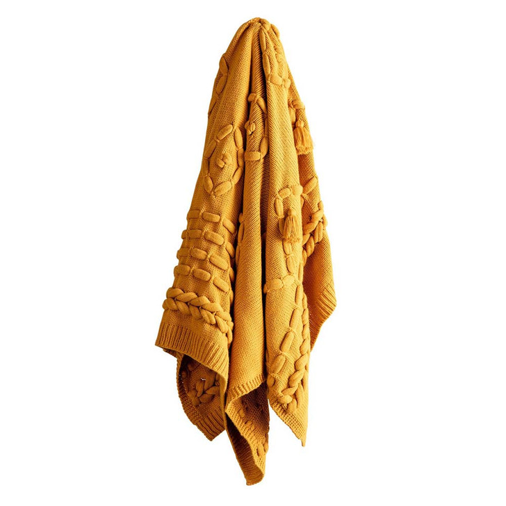 KAS Weaver Mustard Throw | My Linen