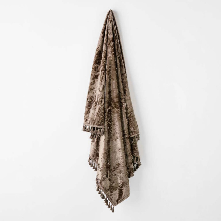 Grace by Linen House Teramo Gold Throw | My Linen