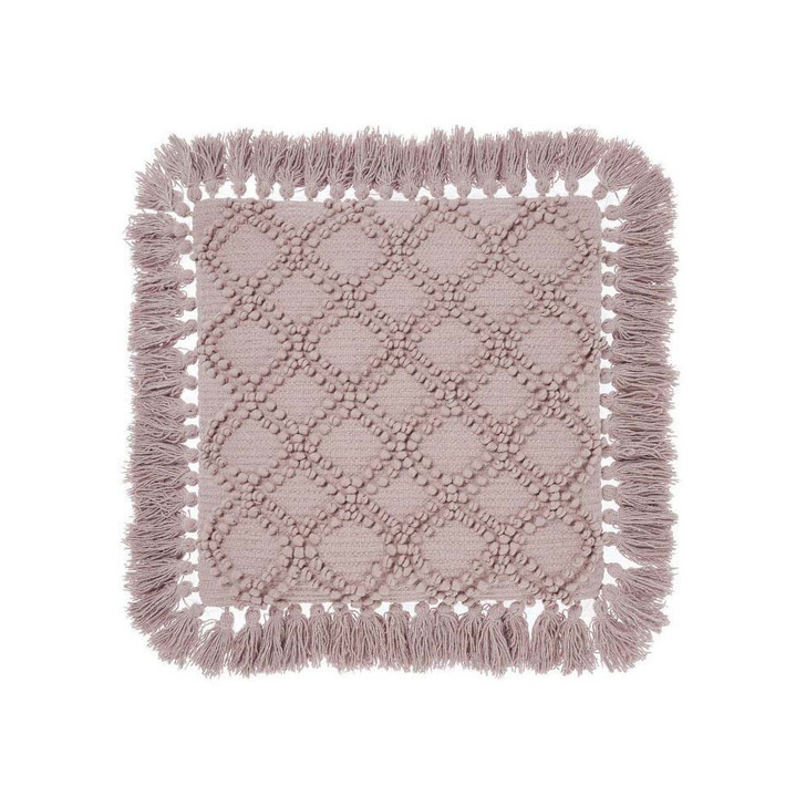 Linen House Circlet Mauve Square Filled Cushion | My Linen