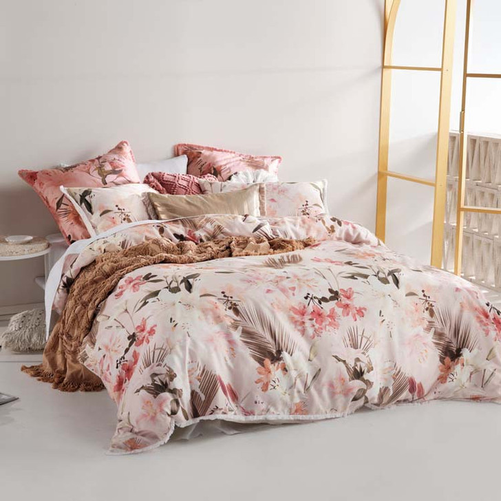 Linen House Holidae Petal King Bed Quilt Cover Set | My Linen