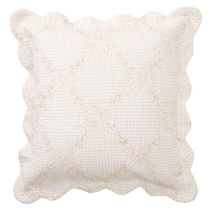 Bianca Belle Ecru European Pillowcase | My Linen