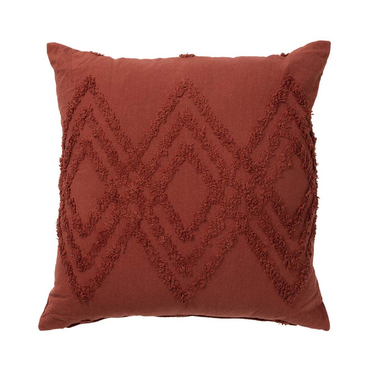 Bianca Jaipur Terracotta Square Filled Cushion | My Linen