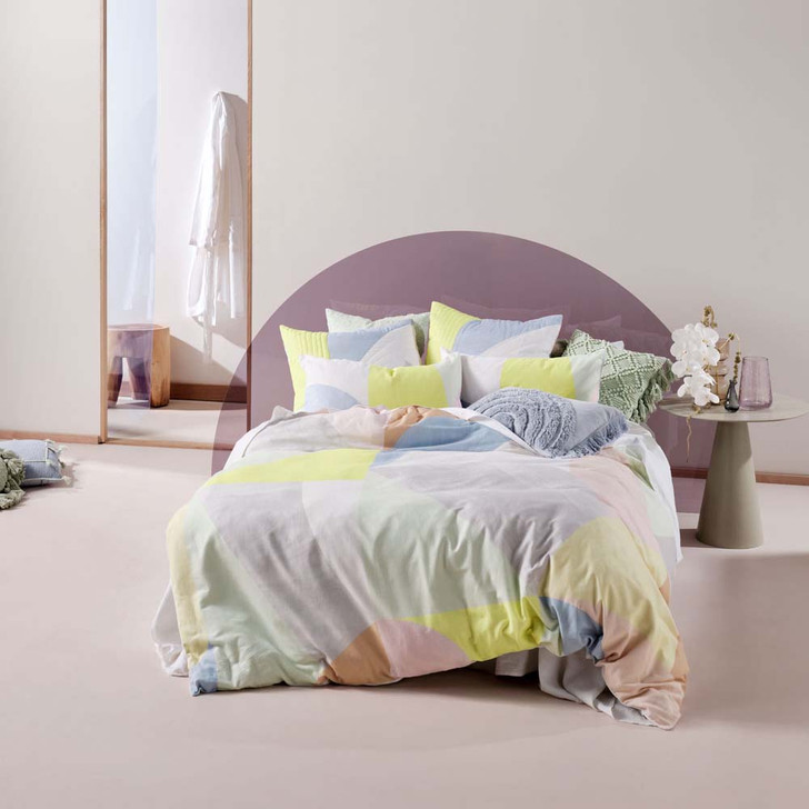 Linen House Otto Multi Queen Bed Quilt Cover Set | My Linen