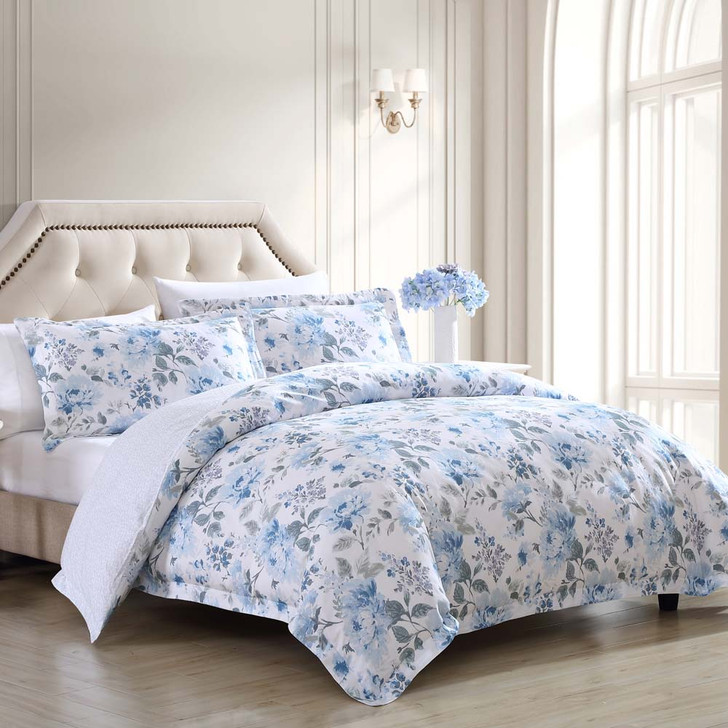 Laura Ashley Chloe Queen Bed Quilt Cover Set | My Linen