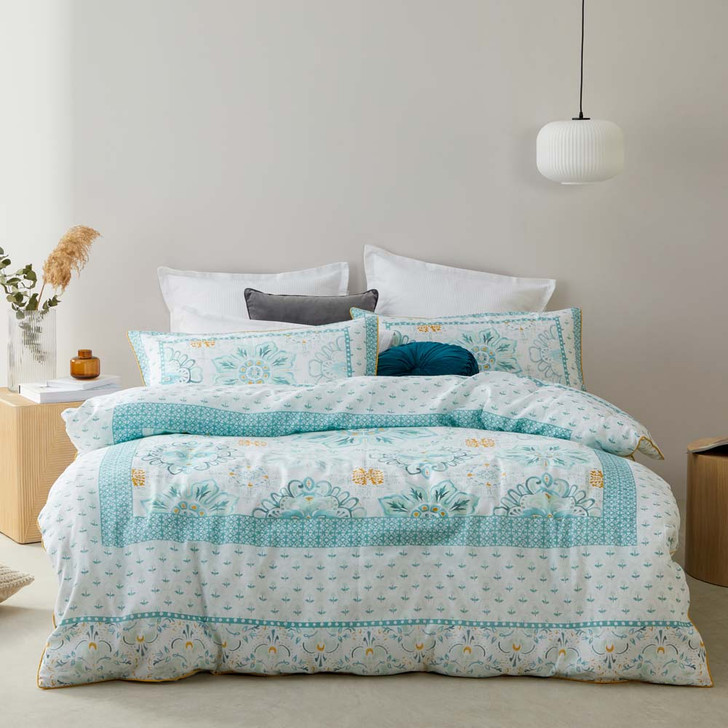 Logan and Mason Sunday Spring King Bed Quilt Cover Set | My Linen
