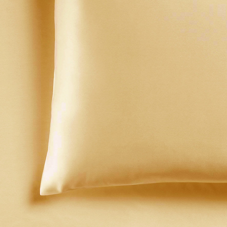 Ramesses Casablanca Silky Satin Gold Standard Pillowcases | My Linen