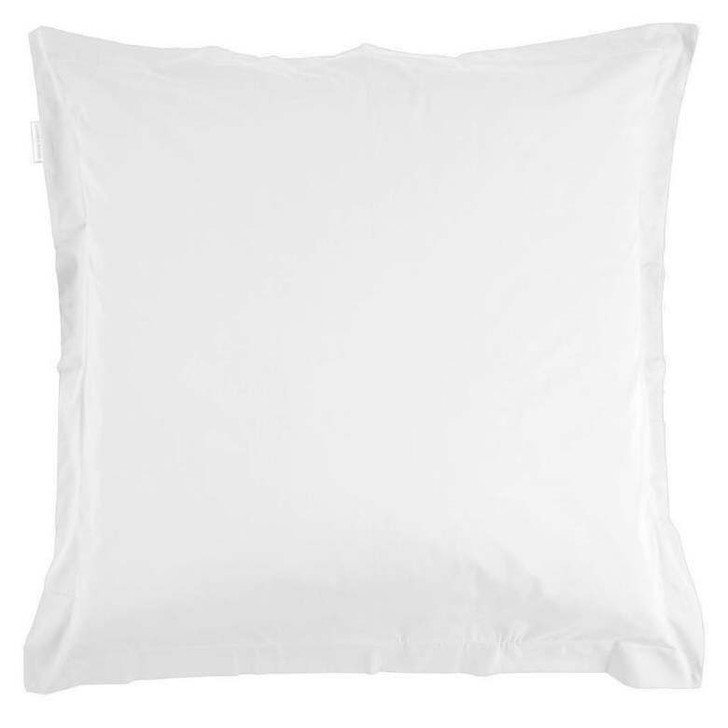 Logan and Mason 300TC Cotton Percale White European Pillowcase | My Linen